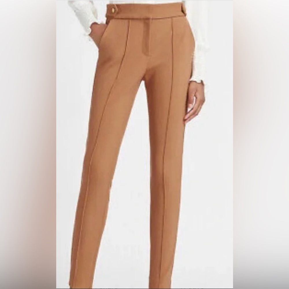 Express: Brand new Skinny high rise pant black with gold buttons